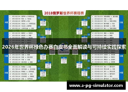 2026年世界杯绿色办赛白皮书全面解读与可持续实践探索